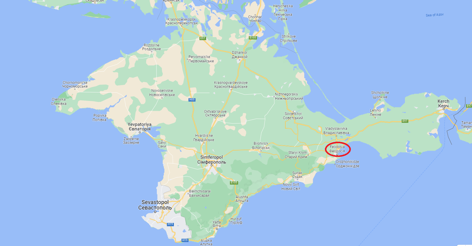 Loud explosions heard in Feodosia, Crimea